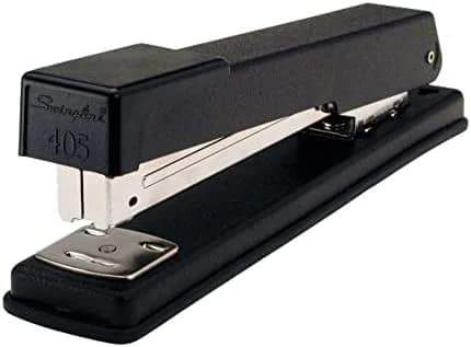 20-Sheet Capacity Jam-Free Metal Desktop Stapler, Black with Low-Staple Refill Indicator